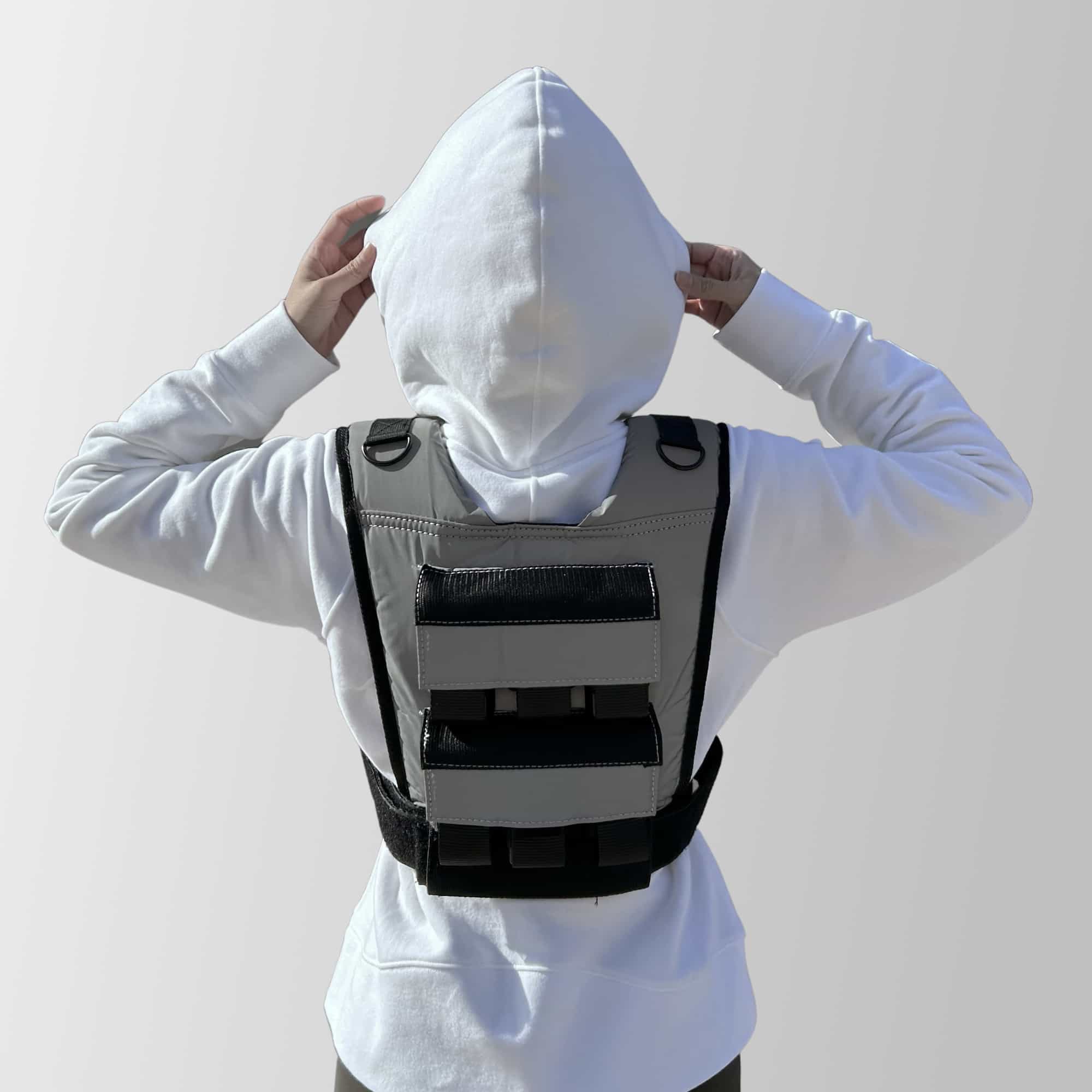 Grav Weight Vest 28lb - Reflective Grey - Image 5