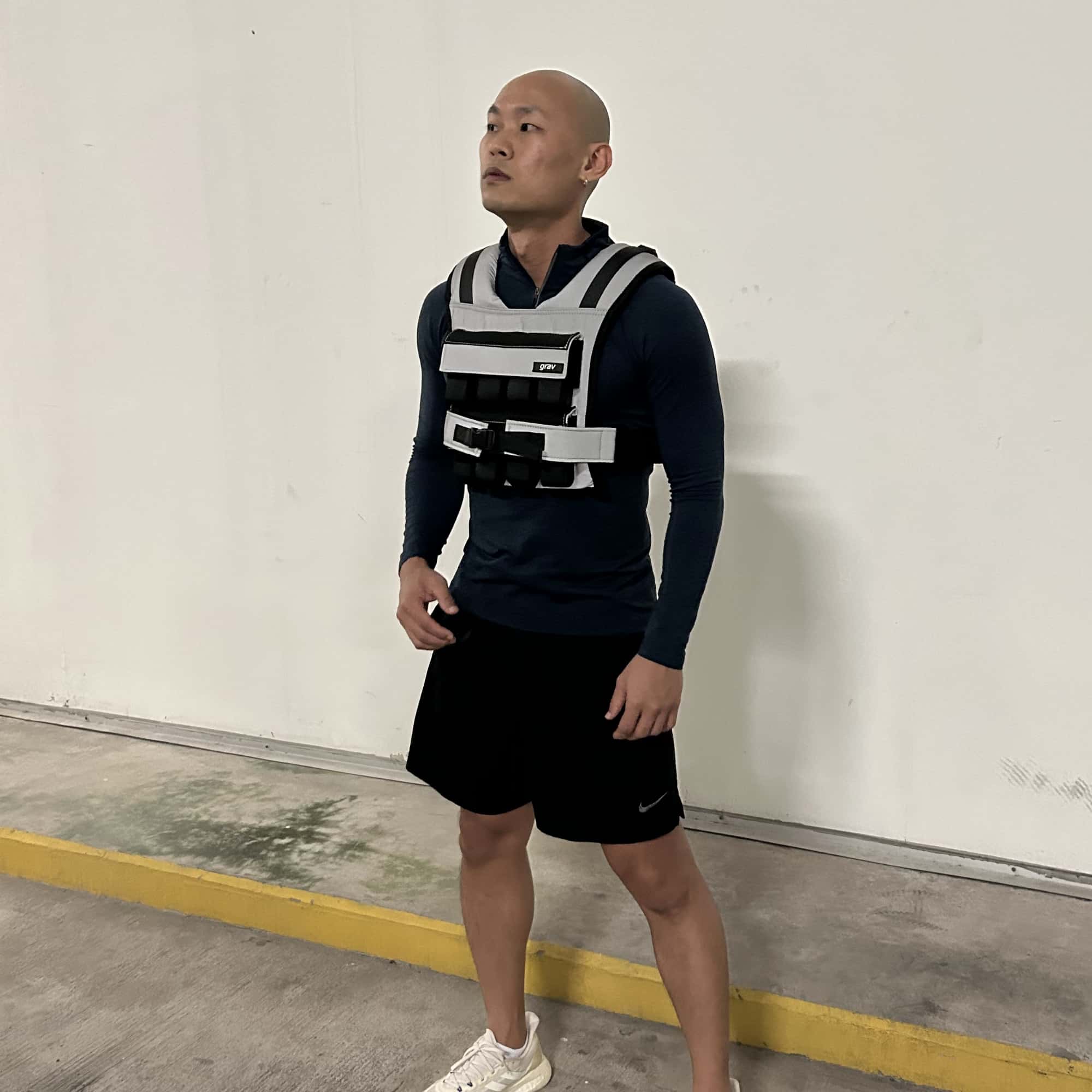 Grav Weight Vest 37lb - Reflective Grey - Image 9