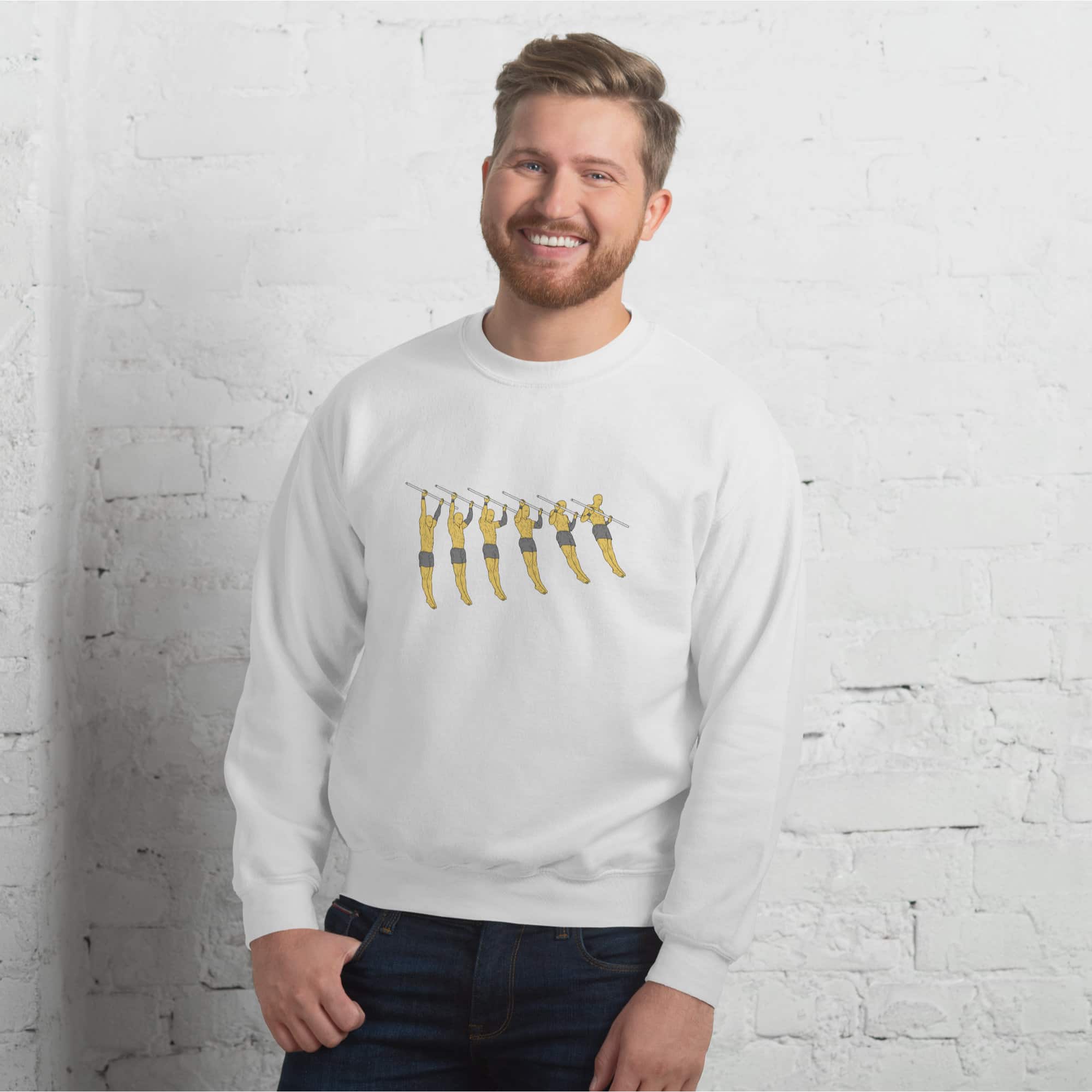 Pull-ups for Life | Unisex Sweatshirt - Image 3