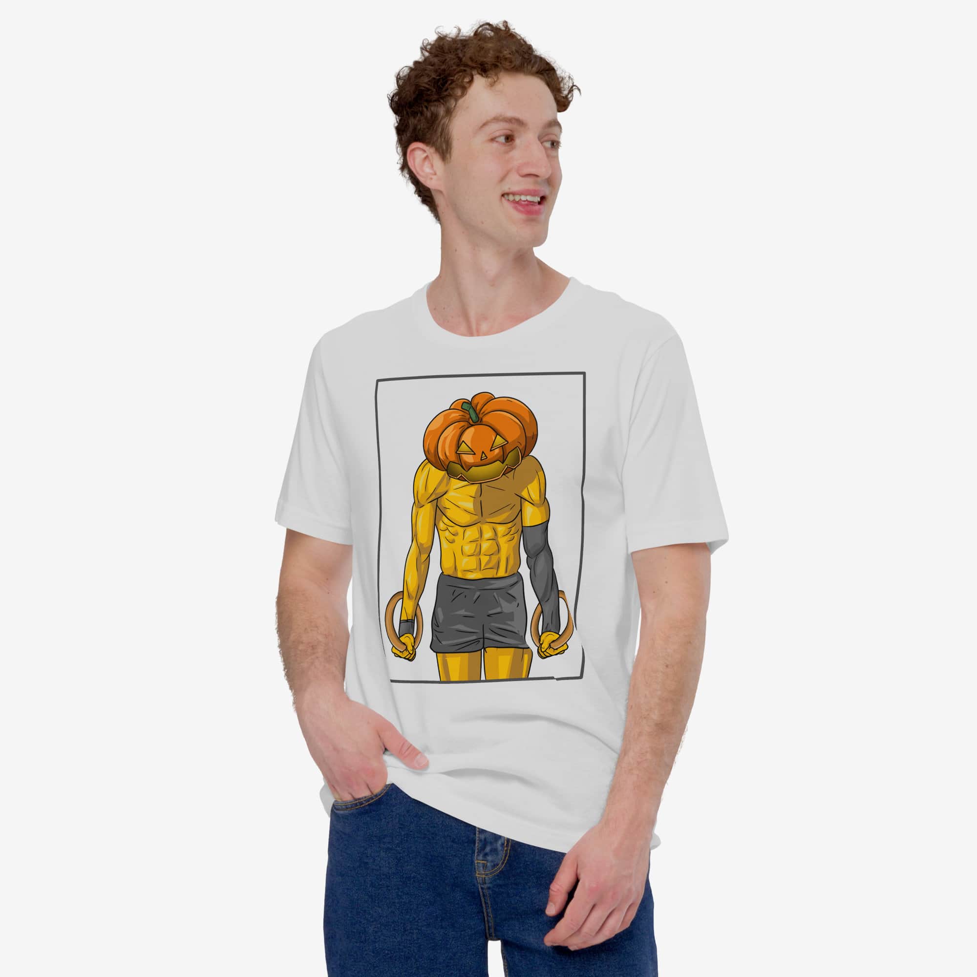 Pumpkin Head | Unisex t-shirt - Image 3
